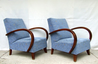 Art Deco Halabala Armchairs.