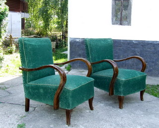 Art Deco Club Chairs.