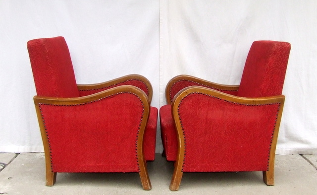 Vintage armchairs.