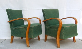 Pair of Art Deco armchairs.