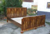 Genuine Art Deco walnut double bed. Click here for more pictures and price. 